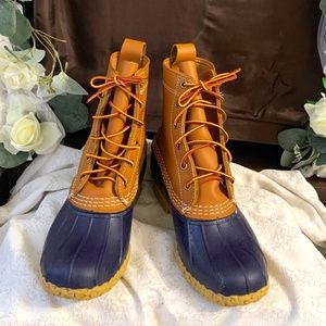 LL Bean Women's Bean Boots Size 7 Blue